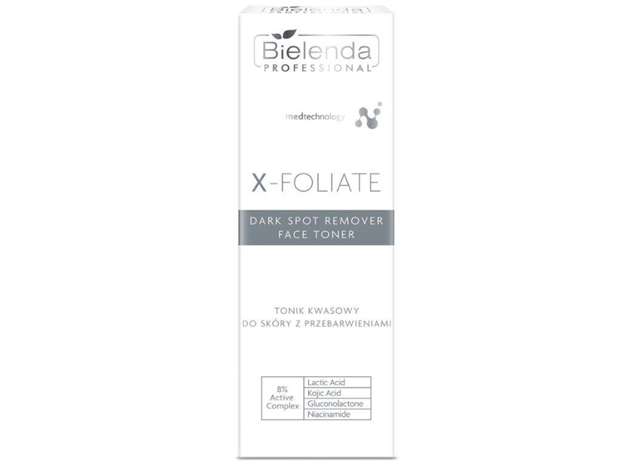Bielenda Professional X-Foliate tonik z kwasem mlekowym, kojowym, niacynamidem i glukonolaktone