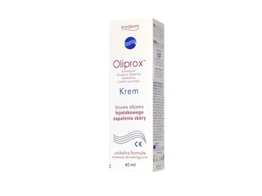 Oliprox, krem usuwający objawy łojotokowego zapalenia skóry