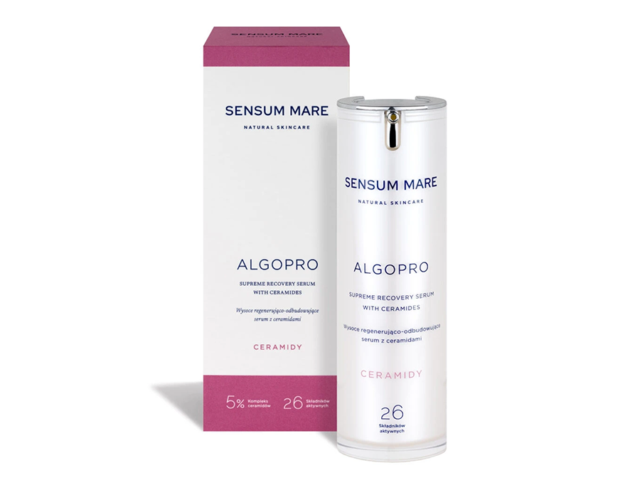 Sensum Mare ALGOPRO - Wysoce regenerująco-odbudowujące serum z 5% kompleksem ceramidów - 26 składników aktywnych