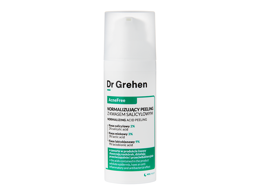 Dr Grehen - AcneFree - Normalizing Acid Peeling - Normalizujący Peeling z Kwasem Salicylowym - 50ml